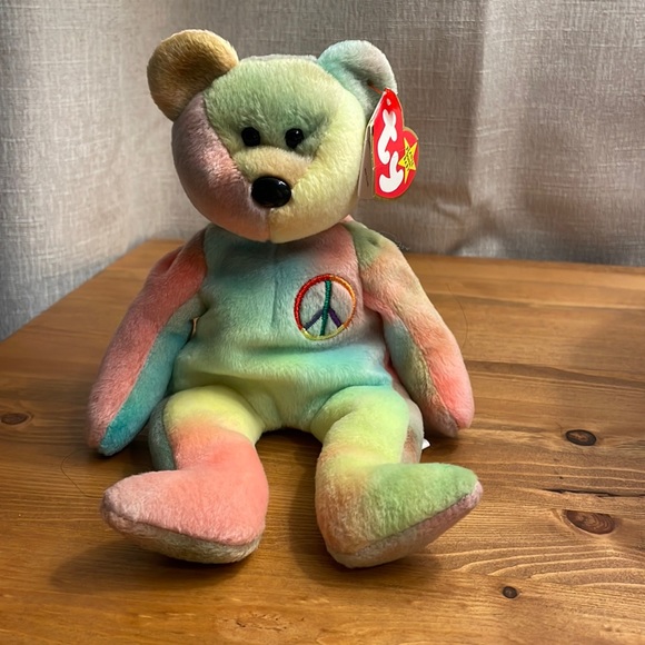 PEACE TY Beanie Baby - Picture 1 of 5